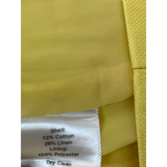 Talbots Vintage Women's Yellow 3 Front Button Jacket Sz 12 - Picture 7 of 8